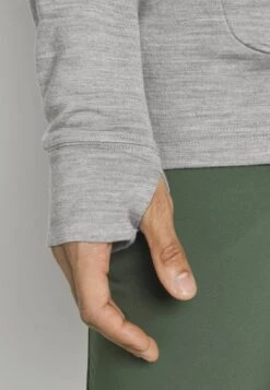 Icebreaker MERINO QUANTUM III LS - Sweatjacke - Black Heather -Deutschland Icebreaker Verkaufs-Shop 03bca77cec224e2bb363c3f452747c77