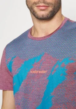 Icebreaker MEN SPHERE TEE TRAIL - T-Shirt Print - Go Berry -Deutschland Icebreaker Verkaufs-Shop 1565b7fb7e6f4985bd7fbd87debc0e3a