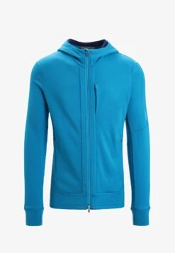 Icebreaker MERINO QUANTUM III LS - Sweatjacke - Geo Blue Royal Navy Cb