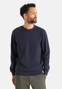 Icebreaker MERINO CENTRAL II LS SWEATSHIRT - Sweatshirt - Midnight Navy