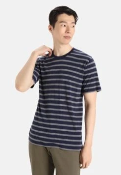 Icebreaker STRIPE - T-Shirt Print - Summer Snow S -Deutschland Icebreaker Verkaufs-Shop 1dae5009ba1f4160ae3600be3313fbab
