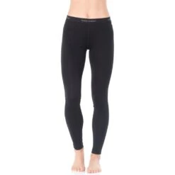 Icebreaker 200 Oasis Leggings Damen - Schwarz