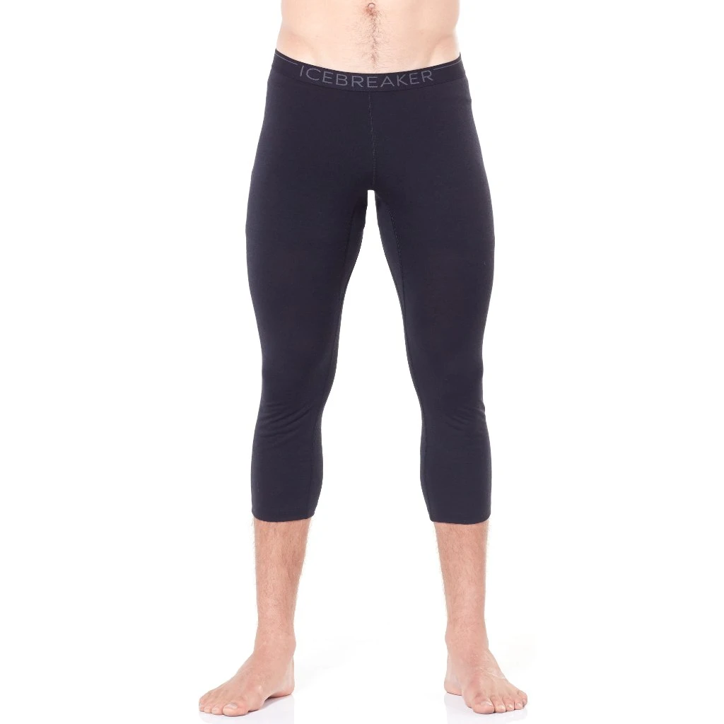 Icebreaker 200 Oasis Legless 3/4 Leggings Herren - Schwarz/Monsoon 1 Icebreaker 200 Oasis Legless 3/4 Leggings Herren - Schwarz/Monsoon