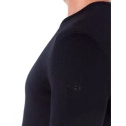 Icebreaker 260 Tech Crewe Langarmshirt Herren - Schwarz -Deutschland Icebreaker Verkaufs-Shop 287291 03 d 581491