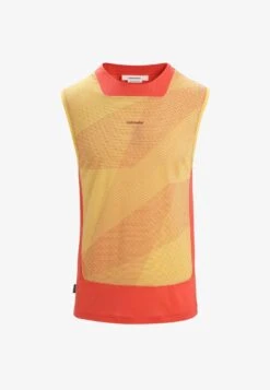 Icebreaker M ZONETANK GEODETIC - Top - Summer Vibrant Earth Aop