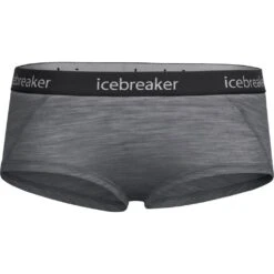 Icebreaker Sprite Hot Pants Slip Damen - Gritstone HTHR 013