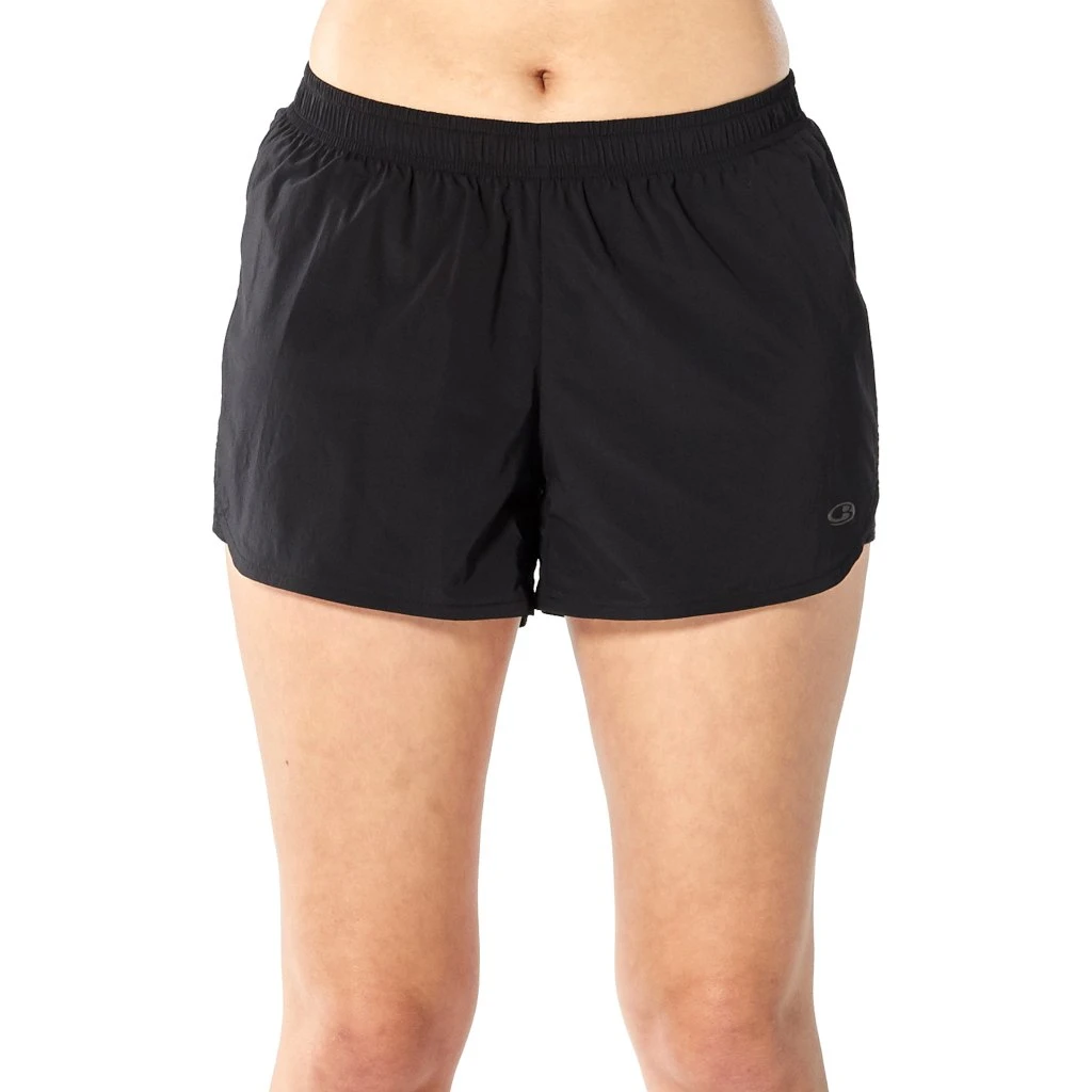 Icebreaker Impulse Laufshorts Damen - Schwarz 1 Icebreaker Impulse Laufshorts Damen - Schwarz