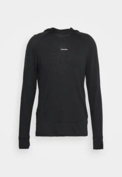 Icebreaker MERINO COOL-LITE LS HOODIE - Langarmshirt - Black -Deutschland Icebreaker Verkaufs-Shop 37960b6e919649648b4f07600b601515