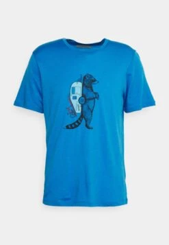 Icebreaker TECH LITE II TEE WASCHBAR WANDERING - T-Shirt Print - Azul -Deutschland Icebreaker Verkaufs-Shop 386dbd90040340b695fdf32f3d82117d