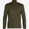 Icebreaker 100% MERINO ORIGINAL LS HALF ZIP - Strickpullover - Loden
