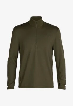 Icebreaker 100% MERINO ORIGINAL LS HALF ZIP - Strickpullover - Loden