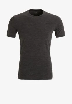 Icebreaker MERINO ANATOMICA SS CREWE - Unterhemd/-shirt - Jet Heather/black -Deutschland Icebreaker Verkaufs-Shop 4993cc330aee4c50bb064fb45cdc2547
