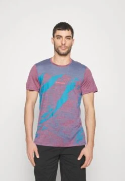 Icebreaker MEN SPHERE TEE TRAIL - T-Shirt Print - Go Berry
