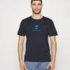 Icebreaker TECH LITE SS IB ESSENTIAL LOGO - T-Shirt Print - Midnight Navy