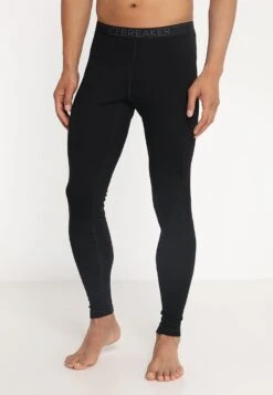 Icebreaker 100% MERINO 260 TECH THERMO LEGGINGS - Unterhose Lang - Black/monsoon