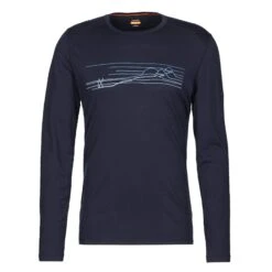 Icebreaker 200 OASIS LS CREWE SKI STRIPES Herren - Funktionsshirt