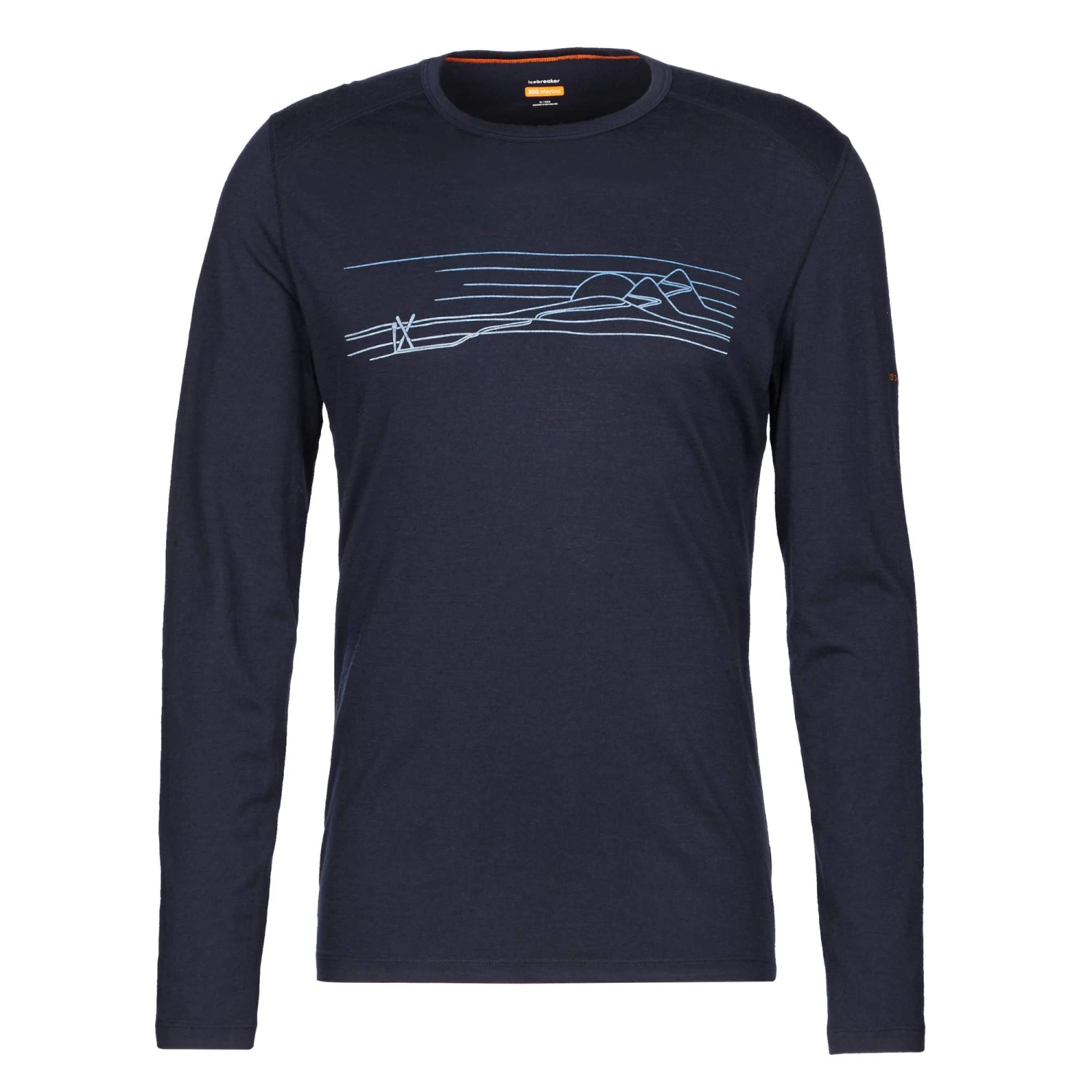 Icebreaker 200 OASIS LS CREWE SKI STRIPES Herren - Funktionsshirt 1 Icebreaker 200 OASIS LS CREWE SKI STRIPES Herren - Funktionsshirt