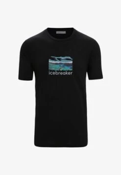 Icebreaker TECH LITE II SS CAMPING GROUNDS - T-Shirt Print - Loden -Deutschland Icebreaker Verkaufs-Shop 5995d0c761634a51906929f7a8f64797