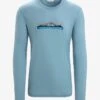Icebreaker M TECH LITE II LS SKI FIELDS - Langarmshirt - Astral Blue