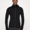 Icebreaker MEN ZONEKNIT™ ZIP HOODIE - Sweatjacke - Black