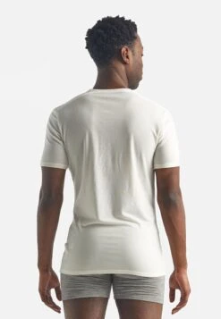 Icebreaker MERINO ANATOMICA SS V - Unterhemd/-shirt - Snow -Deutschland Icebreaker Verkaufs-Shop 762c9a67342246d6add918d04ced73f7