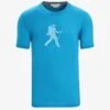 Icebreaker M TECH LITE II SS TRAIL HIKER - T-Shirt Print - Geo Blue