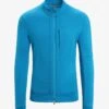 Icebreaker Sweatjacke - Geo Blue