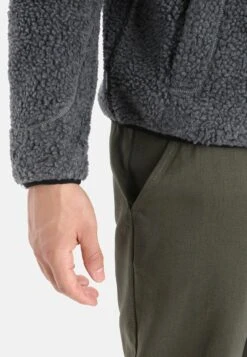 Icebreaker MERINO ICL REALFLEECE HIGH PILE LS HALF ZIP - Fleecepullover - Gritstone Hthr Black -Deutschland Icebreaker Verkaufs-Shop 8da046b457564862abd853c14b794672