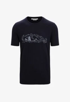 Icebreaker M TECH LITE II SS TRAIL HIKER - T-Shirt Print - Loden -Deutschland Icebreaker Verkaufs-Shop 91cc603416094f149c5542b6af946855 1