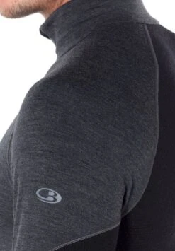 Icebreaker ZONE HALF ZIP - Unterhemd/-shirt - Schwarz -Deutschland Icebreaker Verkaufs-Shop 94af5ff780bd4a30b4095b8863a32f11