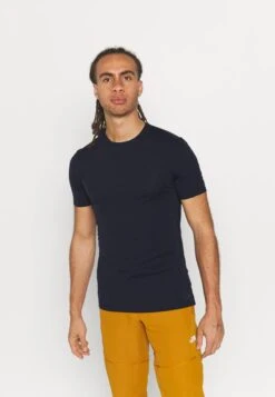 Icebreaker MERINO ANATOMICA SS CREWE - Unterhemd/-shirt - Midnight Navy