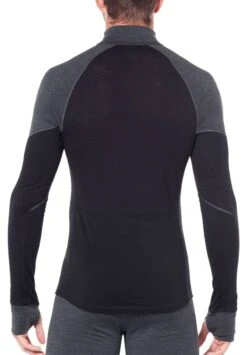 Icebreaker ZONE HALF ZIP - Unterhemd/-shirt - Schwarz -Deutschland Icebreaker Verkaufs-Shop 96560c55c8a74f4b9798673afda4d97d