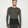 Icebreaker MEN 200 ZONEKNIT™ - Unterhemd/-shirt - Jet Heather/black/metro Heather
