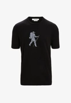 Icebreaker M TECH LITE II SS IB NATURAL - T-Shirt Print - Black -Deutschland Icebreaker Verkaufs-Shop a3ba1846f7a04242a5a67758c1b82cc0