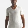 Icebreaker MERINO ANATOMICA SS V - Unterhemd/-shirt - Snow
