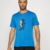 Icebreaker TECH LITE II TEE WASCHBAR WANDERING - T-Shirt Print - Azul