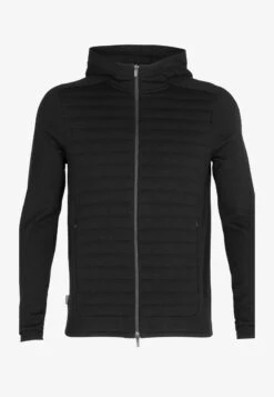 Icebreaker 100% MERINO ZONEKNIT LS ZIP HOOD - Sweatjacke - Black -Deutschland Icebreaker Verkaufs-Shop af3b436c87704ba99f8d73a20bc17372