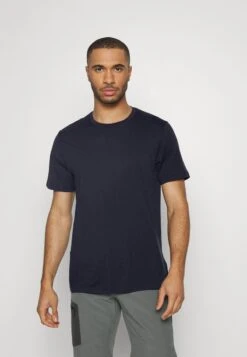Icebreaker 100% MERINO TECH LITE II SS - T-Shirt Basic - Midnight Navy