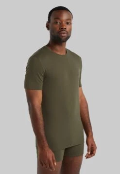 Icebreaker MERINO ANATOMICA SS CREWE - Unterhemd/-shirt - Loden -Deutschland Icebreaker Verkaufs-Shop b139239e9c3d495281846558b6ab237e