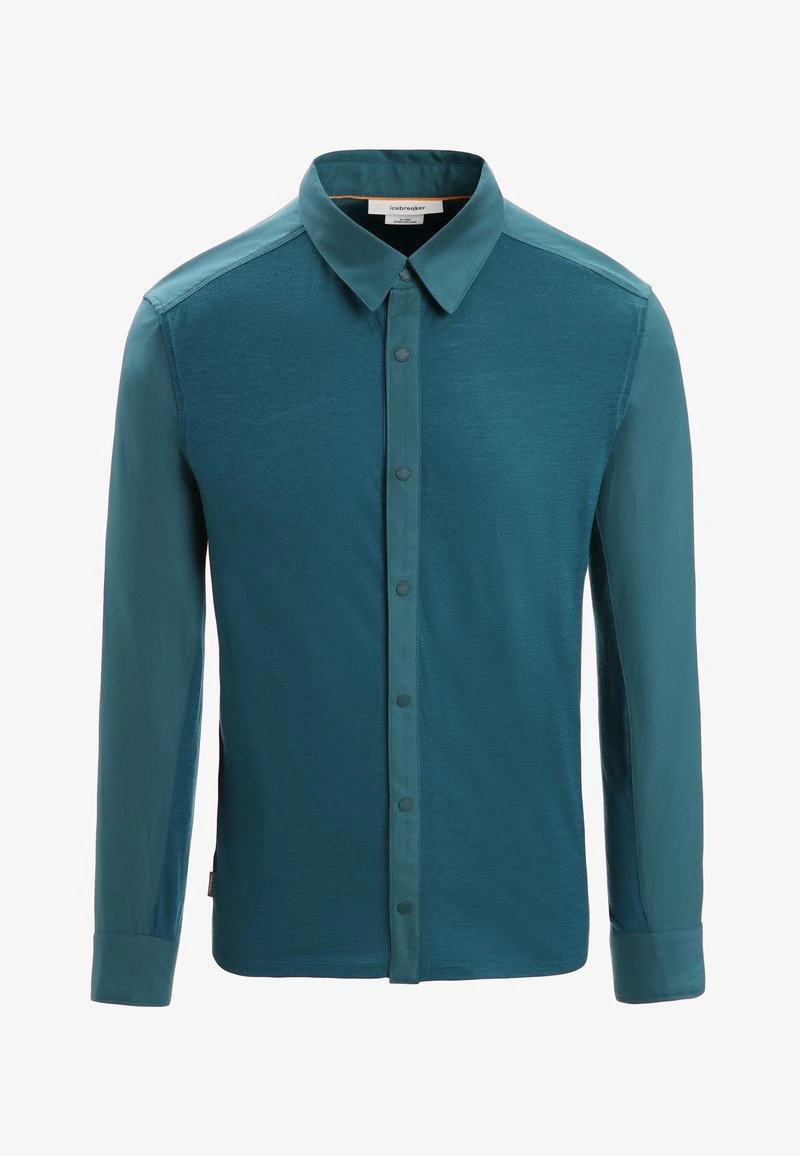 Icebreaker M HIKE LS - Hemd - Green Glory 2 Icebreaker M HIKE LS - Hemd - Green Glory – Bild 2