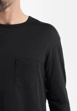Icebreaker 100% MERINO GRANARY LS POCKET TEE - Langarmshirt - Black -Deutschland Icebreaker Verkaufs-Shop ccfa0f0c29494f73a3b3d25d3a5fa115