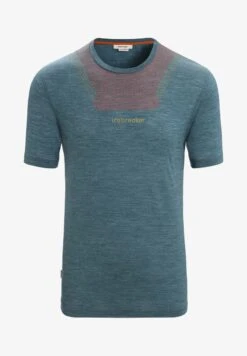 Icebreaker SPHERE II SS HITT - T-Shirt Print - Green Glory Hthr