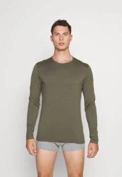 Icebreaker 100% MERINO 200 LS CREWE - Unterhemd/-shirt - Loden