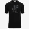Icebreaker M TECH LITE II SS GIANT FERNS - T-Shirt Print - Black