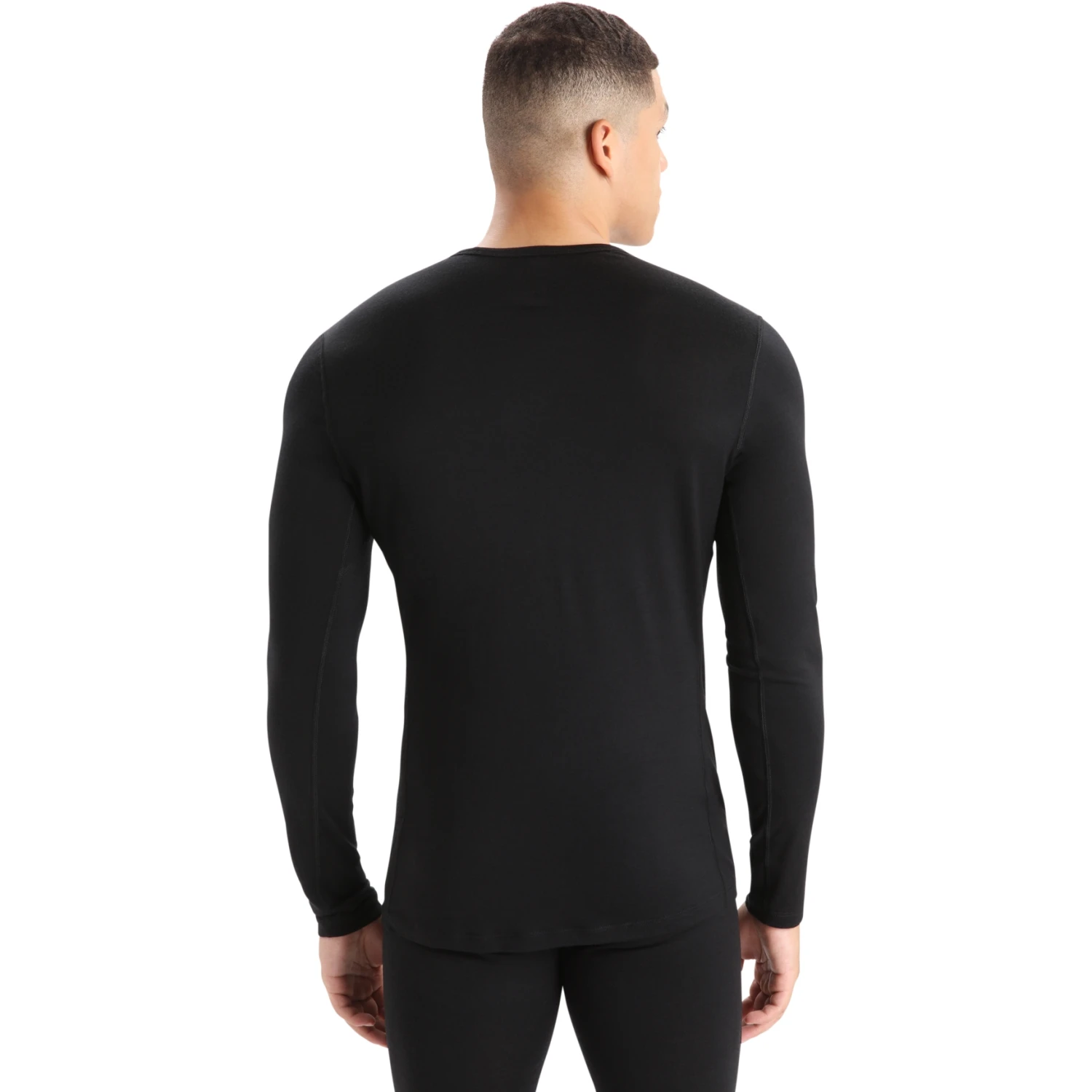 Icebreaker 200 Oasis Crewe Langarmshirt Herren - Schwarz 2 Icebreaker 200 Oasis Crewe Langarmshirt Herren - Schwarz – Bild 2