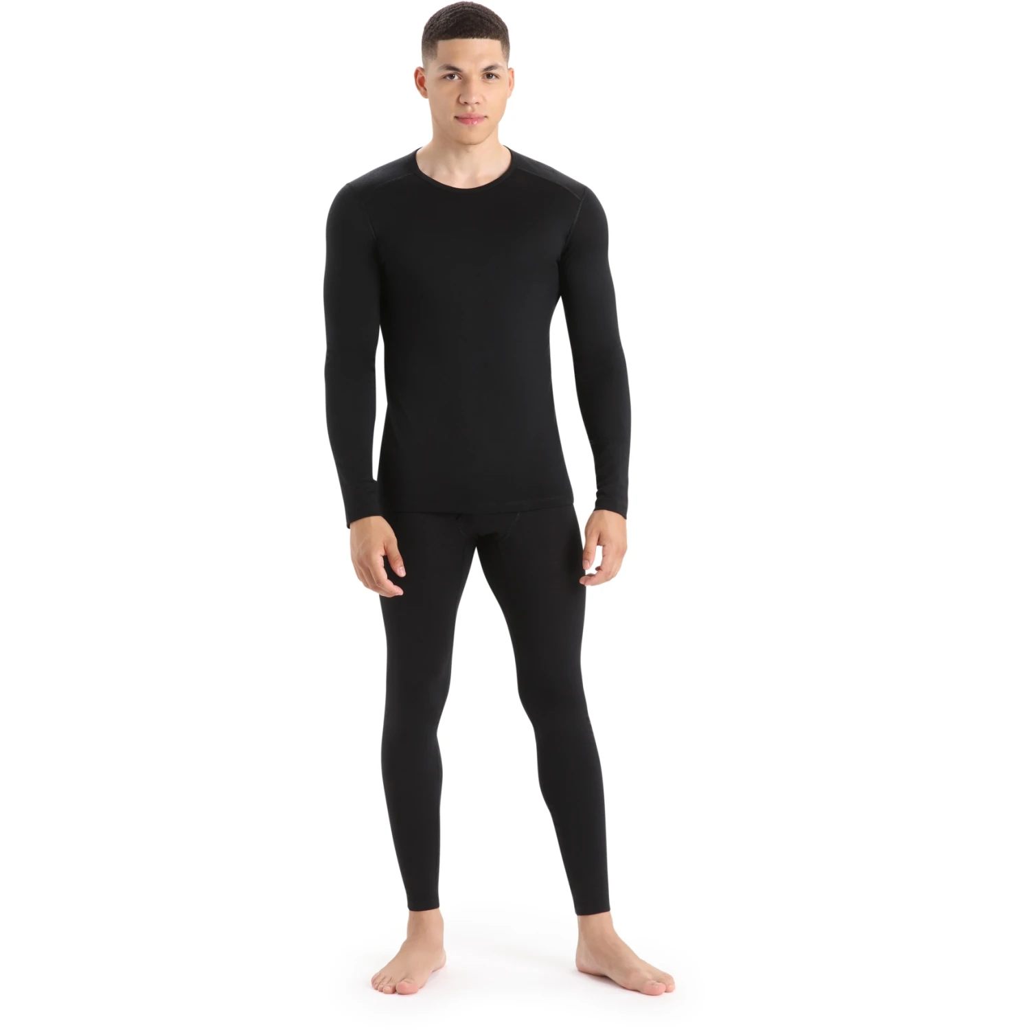 Icebreaker 200 Oasis Crewe Langarmshirt Herren - Schwarz 4 Icebreaker 200 Oasis Crewe Langarmshirt Herren - Schwarz – Bild 4