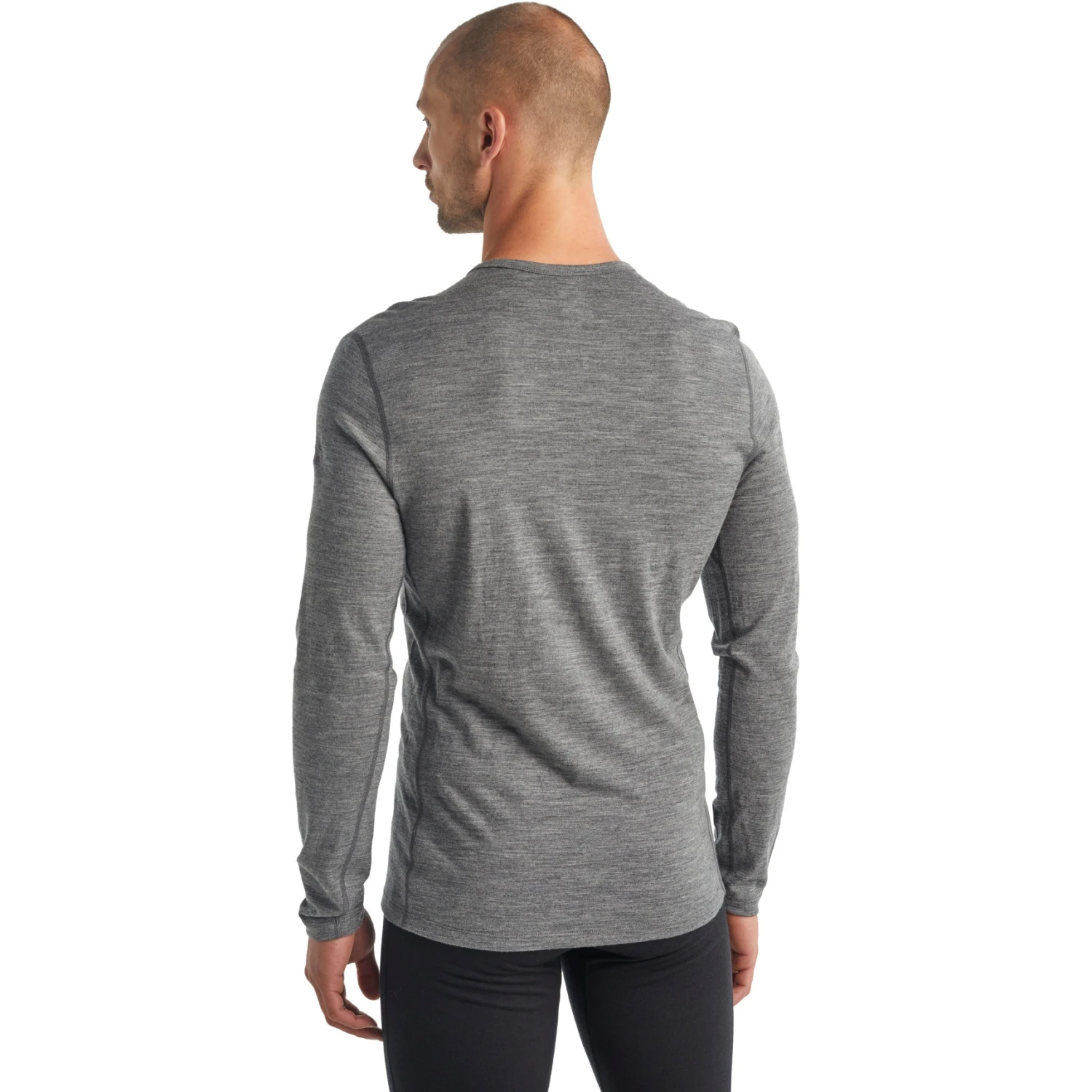 Icebreaker 200 Oasis Crewe Langarmshirt Herren - Gritstone Hthr 2 Icebreaker 200 Oasis Crewe Langarmshirt Herren - Gritstone Hthr – Bild 2