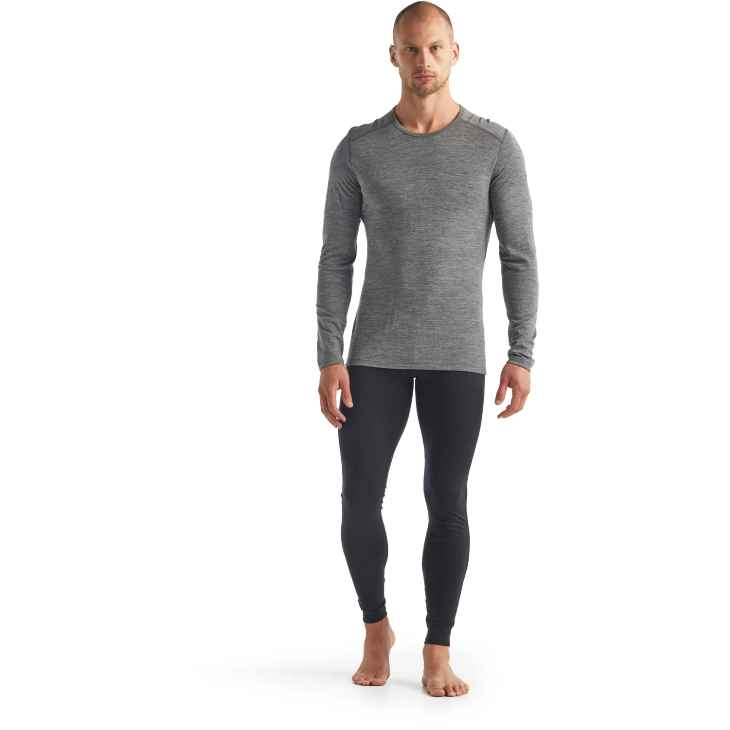 Icebreaker 200 Oasis Crewe Langarmshirt Herren - Gritstone Hthr 5 Icebreaker 200 Oasis Crewe Langarmshirt Herren - Gritstone Hthr – Bild 5