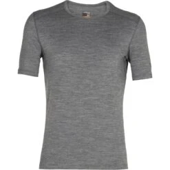 Icebreaker 200 Oasis Crewe T-Shirt Herren - Gritstone HTHR -Deutschland Icebreaker Verkaufs-Shop icebreaker mens 200 oasis crewe short sleeve shirt gritstone hthr 3 1459238