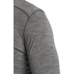 Icebreaker 200 Oasis Half Zip Langarmshirt Herren - Gritstone Hthr -Deutschland Icebreaker Verkaufs-Shop icebreaker mens 200 oasis half zip long sleeve shirt gritstone hthr 4 1038992